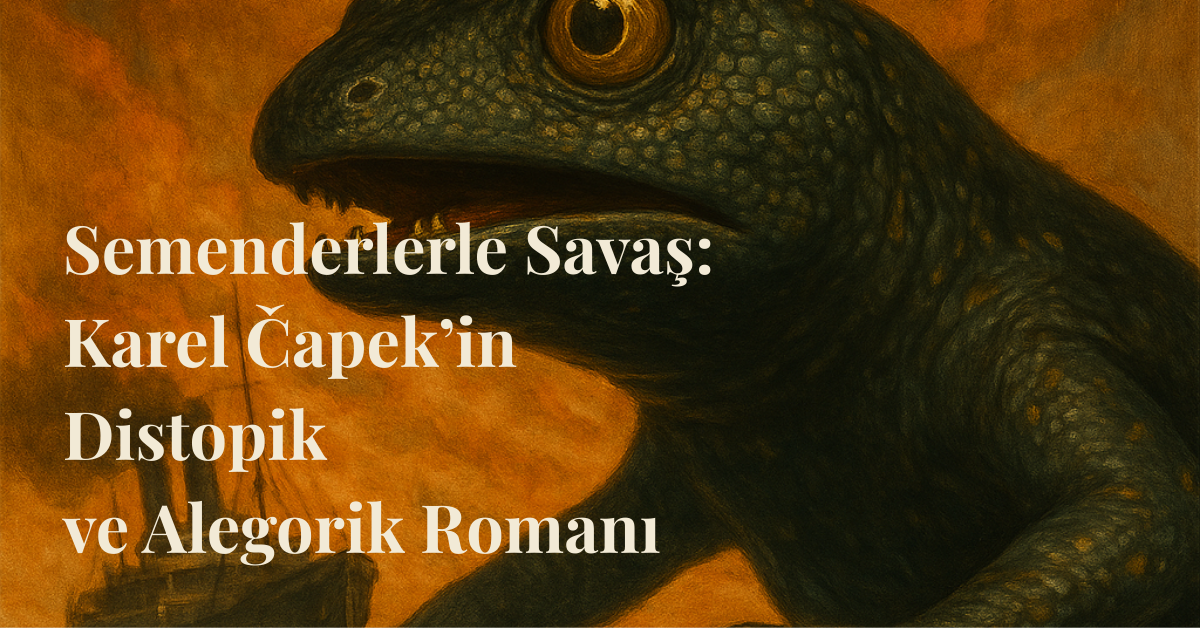Semenderlerle Savaş Karel Čapek’in Distopik ve Alegorik Romanı